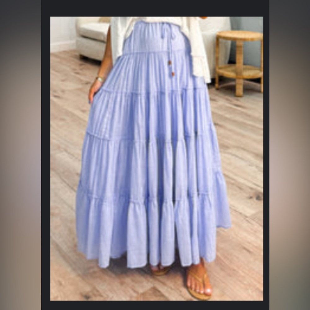 Tahlulah Tiered Maxi Skirt